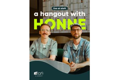 Day 1 was Nearly Ten Years Ago. Aloft by Marriott Strikes a Chord with HONNE Through an Exclusive 'Live at Aloft' Hangout