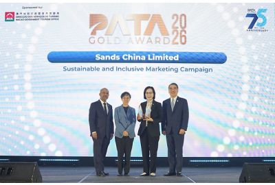 Sands China Wins Two PATA Gold Awards