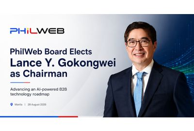 PhilWeb Elects Conglomerate Leader Lance Y. Gokongwei as Chairman to Accelerate AI Infrastructure and Transnational Ecosystem Expansion