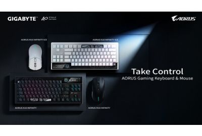 GIGABYTE Unveils Next-Generation Gaming Peripherals with AORUS K10 INFINITY Keyboard and M10 INFINITY Mouse at COMPUTEX 2026