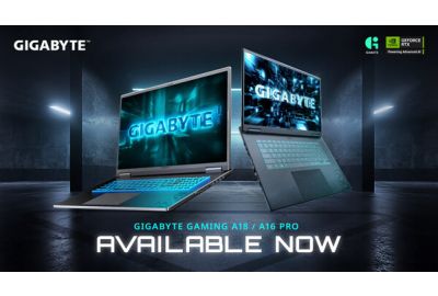 GIGABYTE Announces Availability of GAMING A16 PRO and GAMING A18 Laptops