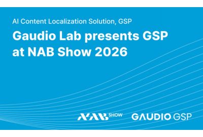 Gaudio Lab Makes NAB Show Debut, Unveiling AI-Powered Content Localization Platform "Gaudio Studio Pro"