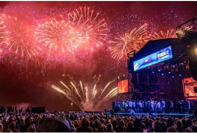 New Taipei's 2026 Cross-River Fireworks Show Dazzles with Performers from Taiwan, Japan, and South Korea