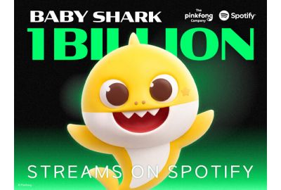 Pinkfong's "Baby Shark" Swims Into Spotify's Billions Club