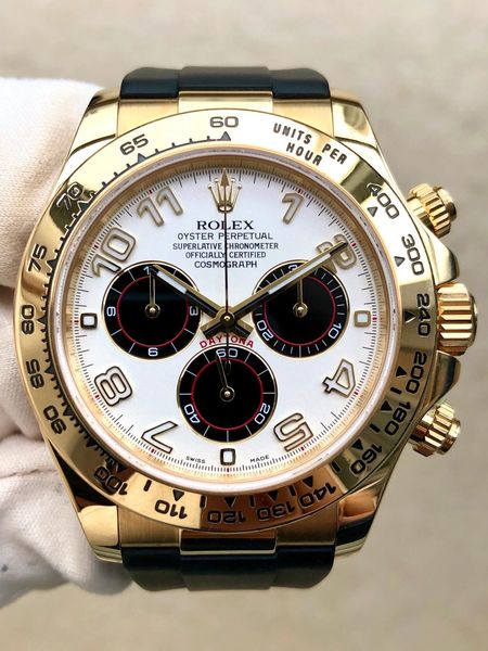 ROLEX COSMOGRAPH DAYTONA 116518-L(FC)-WHITE-ARABIC