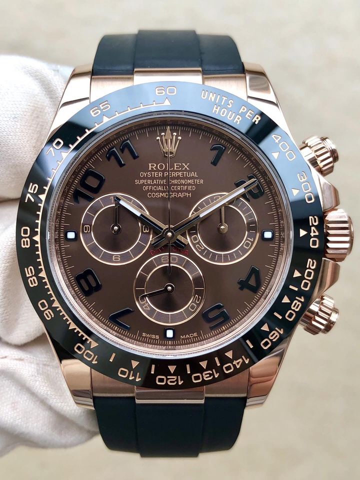 ROLEX COSMOGRAPH DAYTONA 116515-LN-OYSTERFLEX-BROWN-ARABIC