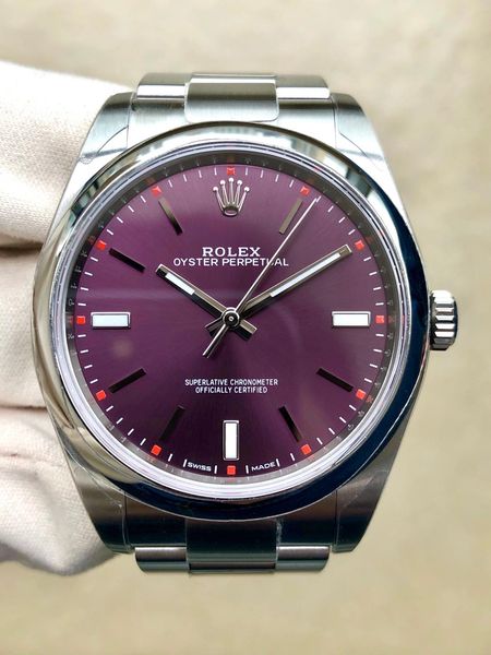 ROLEX OYSTER PERPETUAL 114300-70400-PURPLE