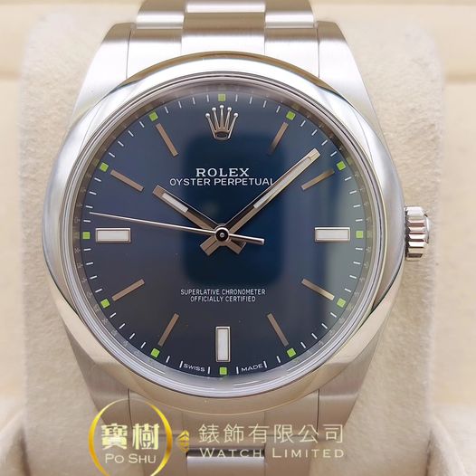 ROLEX OYSTER PERPETUAL 114300-70400-BLUE
