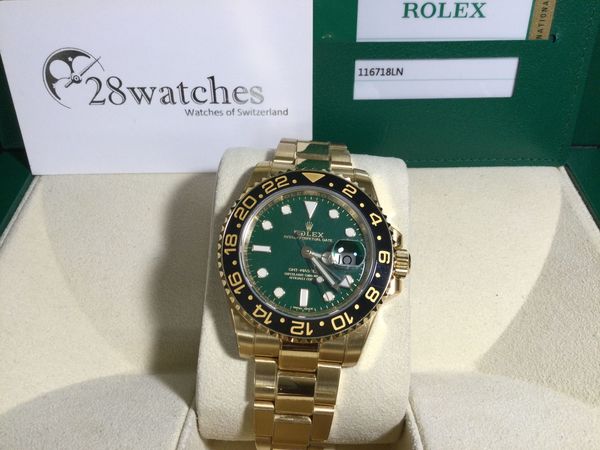 ROLEX GMT-MASTER II 116718-LN-78208-GREEN