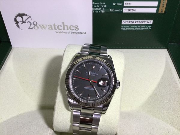 ROLEX DATEJUST 116264-72600-BLACK