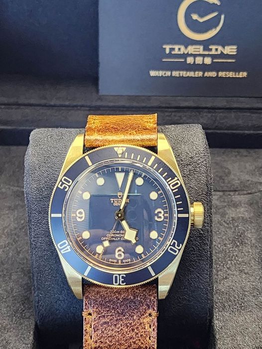 TUDOR BLACK BAY M79250BM-LEATHER