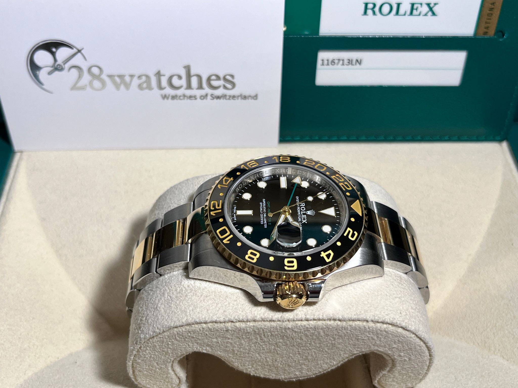 Rolex gmt master ii 116713ln deals